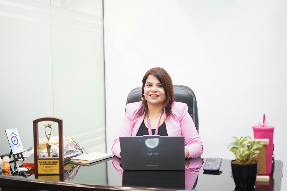 Business owner at her desk